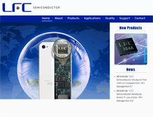 Tablet Screenshot of lfc-semi.com